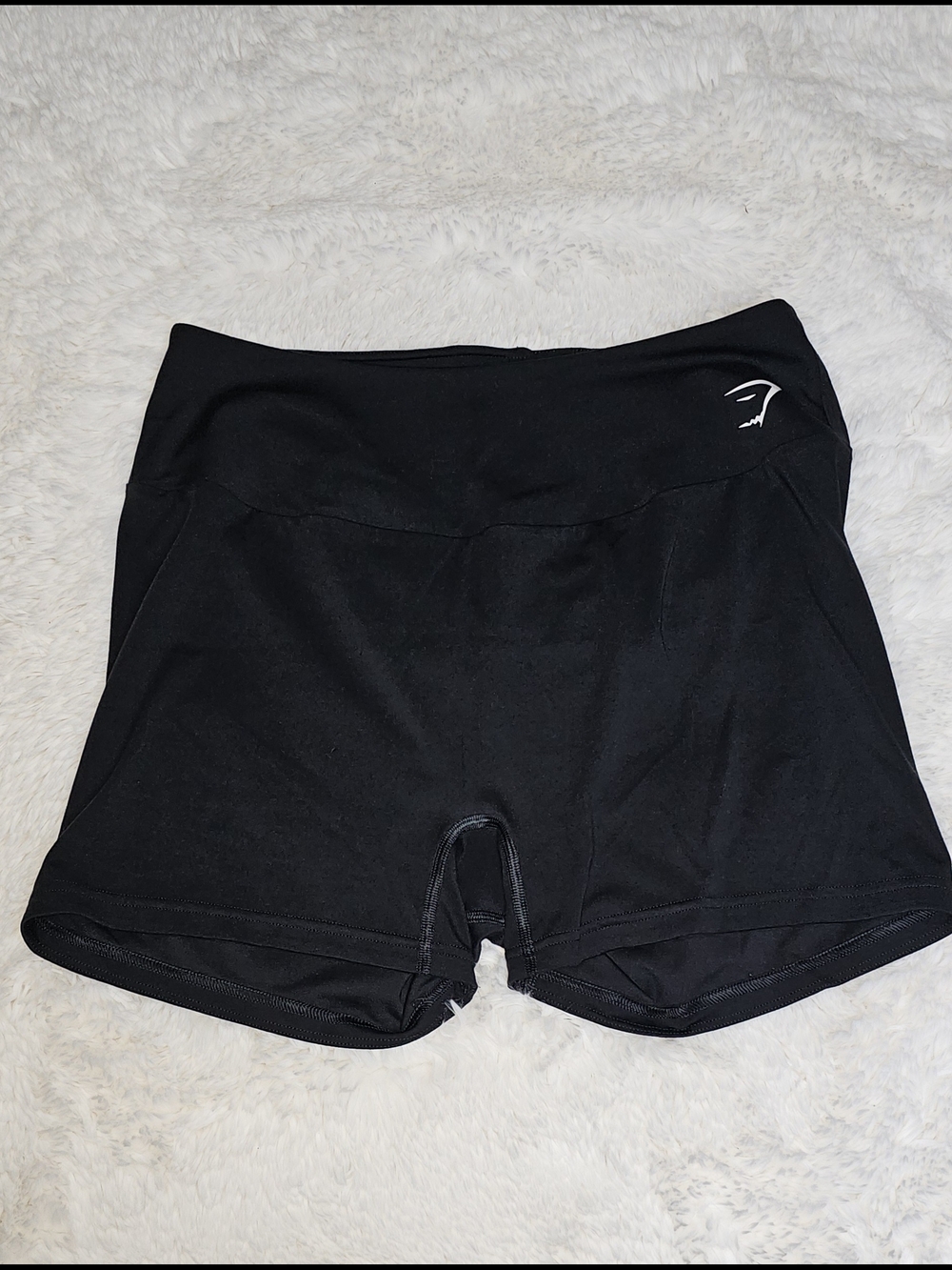 Gymshark Black High-Rise Bike Shorts